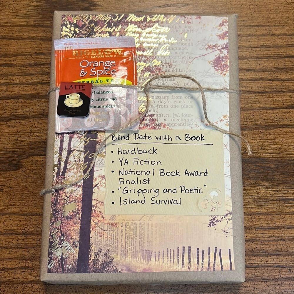 Blind Date with a Book YA Fiction Hardcover Gift Set w/ Tea & Bookmark